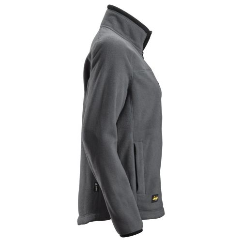 8027 Chaqueta forro polar de mujer AllroundWork Polartec® gris acero/ negro