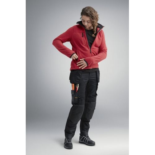 8027 Chaqueta forro polar de mujer AllroundWork Polartec® negro