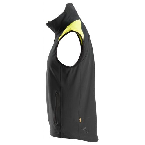 8029 Chaleco fluorescente FlexiWork negro/ amarillo