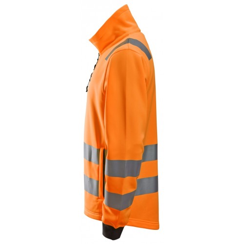 8036 Chaqueta con cremallera completa de alta visibilidad clase 2/3 naranja