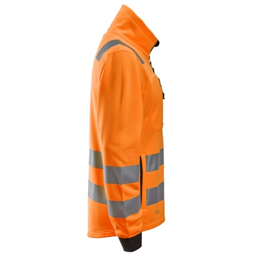 8036 Chaqueta con cremallera completa de alta visibilidad clase 2/3 naranja