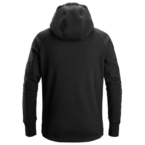 8041 Sudadera con capucha y forro polar Flexiwork negro