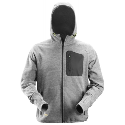 Sudadera con capucha y forro polar Flexiwork Gris/Negra talla XXXL