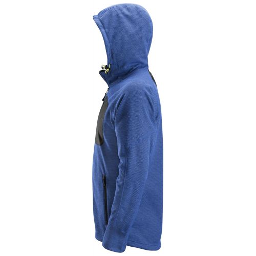 8041 Sudadera con capucha y forro polar Flexiwork Azul verdadero / Negro