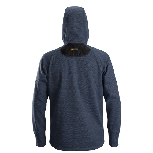 8041 Sudadera con capucha y forro polar Flexiwork azul marino-negro