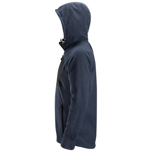 8041 Sudadera con capucha y forro polar Flexiwork azul marino-negro