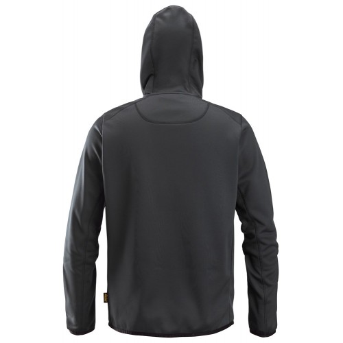 8058 Sudadera con capucha y cremallera completa AllroundWork gris acero