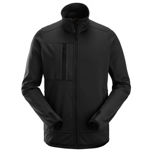 8059 Chaqueta con forro polar y cremallera completa AllroundWork negro talla 3XL