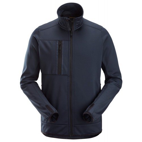 8059 Chaqueta de forro polar con cremallera completa AllroundWork azul marino