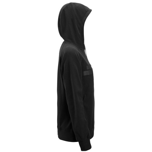 8070 Sudadera mujer AllroundWork Polartec® con capucha de rizo color negro