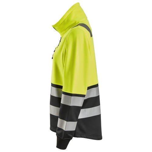 8073 Chaqueta con cremallera completa de alta visibilidad clase 2 para mujer amarillo-negro