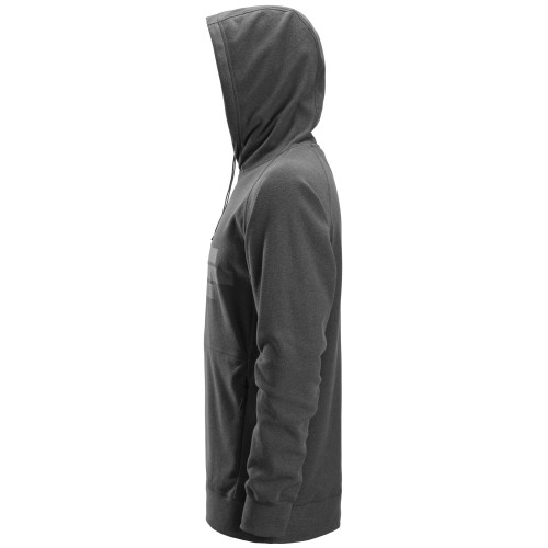 8075 Sudadera AllroundWork Polartec® con capucha de rizo color gris acero