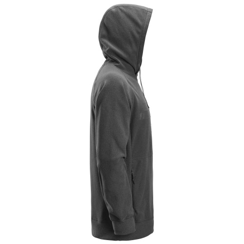 8075 Sudadera AllroundWork Polartec® con capucha de rizo color gris acero