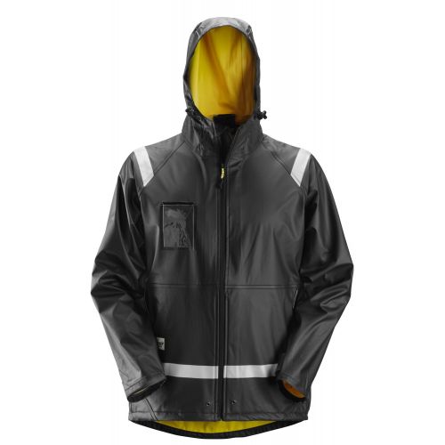 8200 Chaqueta Impermeable PU negro talla Talla Española : XXL