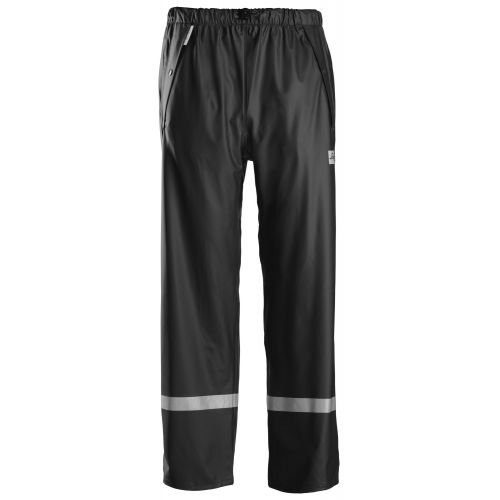 8201 Pantalón Impermeable PU negro talla XS