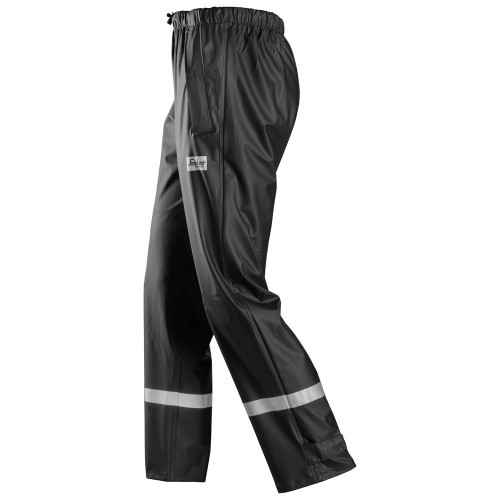 8201 Pantalones largos de trabajo impermeables PU Negro