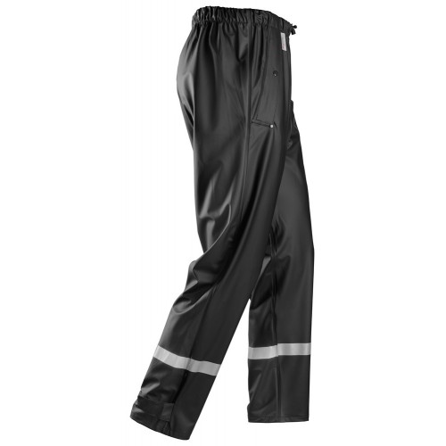 8201 Pantalones largos de trabajo impermeables PU Negro