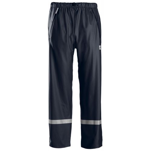 8201 Pantalón Impermeable PU azul marino talla XS