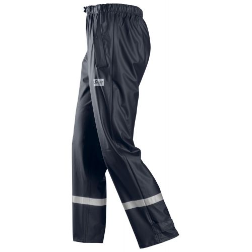 8201 Pantalones largos de trabajo impermeables PU Azul marino
