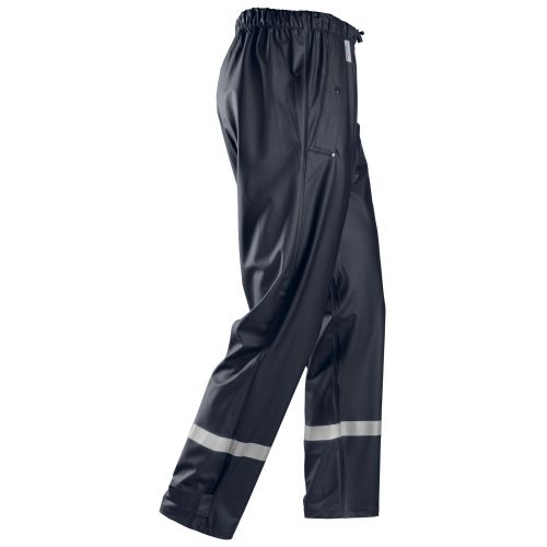 8201 Pantalones largos de trabajo impermeables PU Azul marino