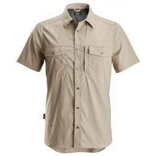 8520 Camisa de manga corta absorbente LiteWork beige talla 3XL