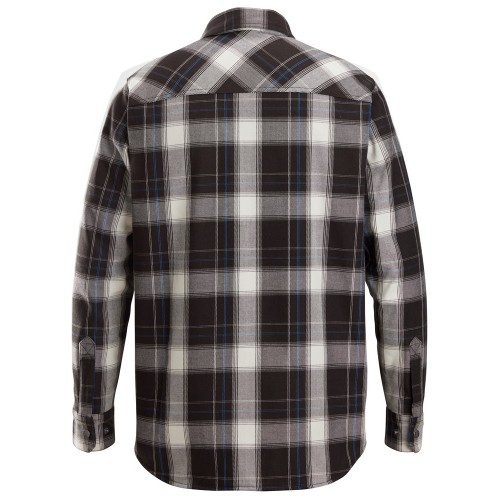 8522 Camisa aislante AllroundWork negro-blanco hueso