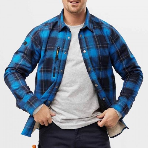 8522 Camisa aislante AllroundWork azul-azul marino