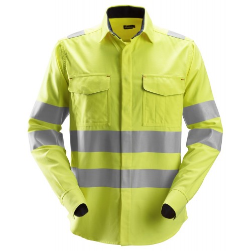 8562 Camisa de manga larga de alta visibilidad clase 3 ProtecWork amarillo talla S