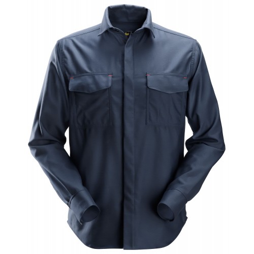 8564 Camisa de manga larga para soldador ProtecWork azul marino talla XXL