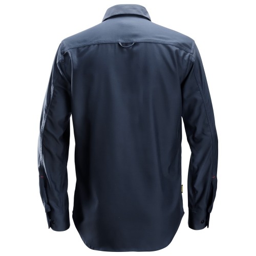 8564 Camisa de manga larga para soldador ProtecWork azul marino