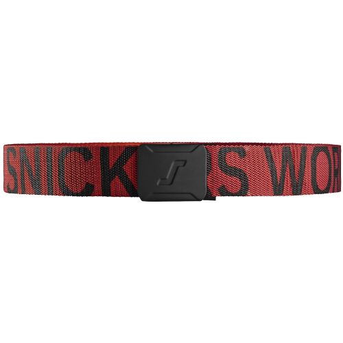 Cinturon con logo rojo-negro talla unica