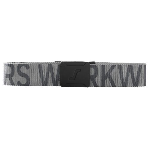 Cinturon con logo gris-gris acero talla unica