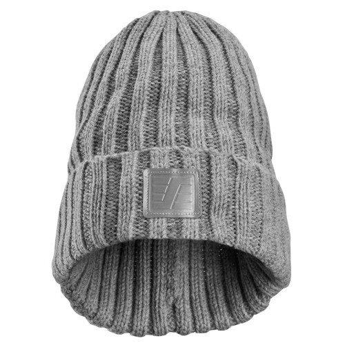 9027 Gorro reflectante gris jaspeado