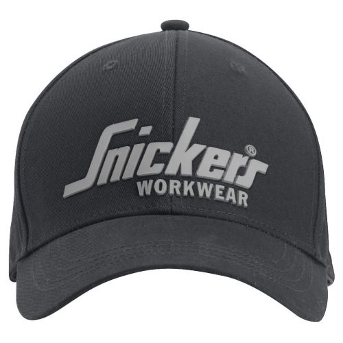 Gorra con logo 3D negro talla unica