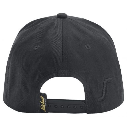 9041 Gorra con logo 3D Negro