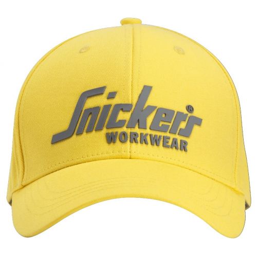 Gorra con logo 3D 9041 Amarillo