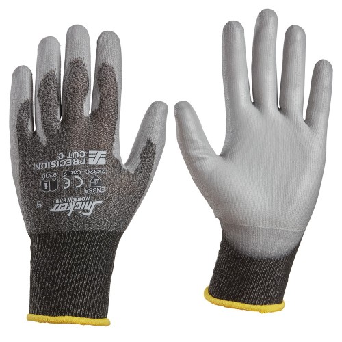 9330 Par guantes Precision Cut C gris antracita-gris roca