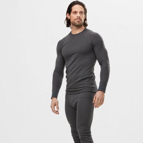 9444 Conjunto de camiseta manga larga y polainas AllroundWork gris acero