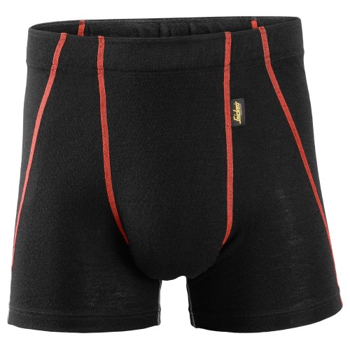 9464 Calzoncillo boxer de lana ProtecWork negro