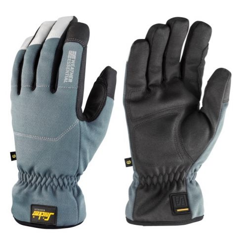 9578 Par de guantes Weather Essential Gris / Negro