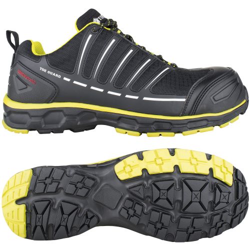 Sprinter zapato negro-amarillo S3 T.44
