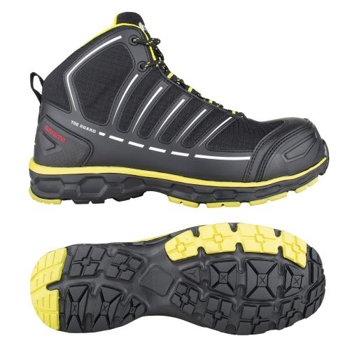 Jumper bota negro-amarillo S3 T.48