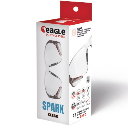 Gafas de seguridad SPARK con lente transparente