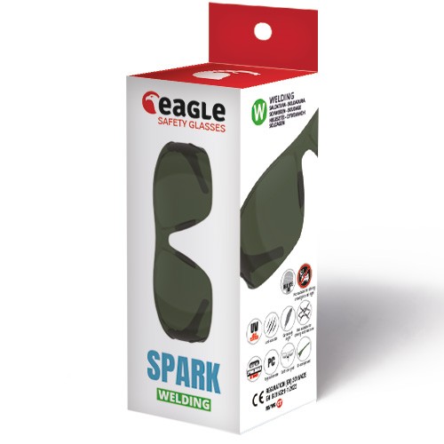 Gafas de seguridad SPARK con lente para soldadura