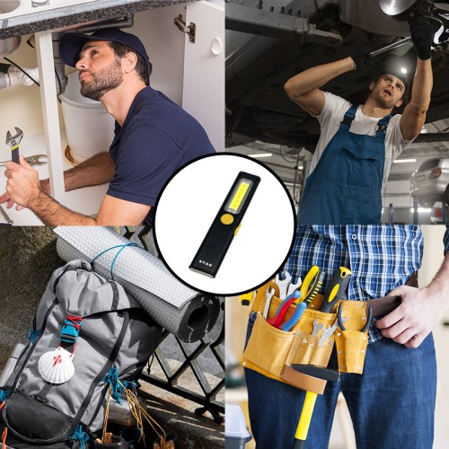 Linterna LED recargable de 3W extrafina de aluminio STEALTH