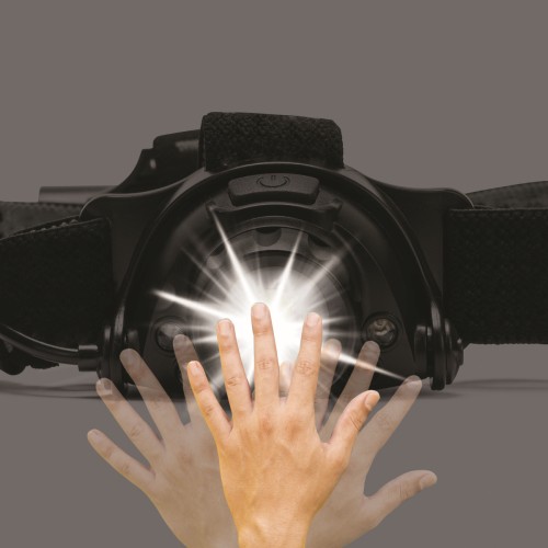 Linterna frontal profesional LED recargable 10 W, 900 lm zoom KAIZER