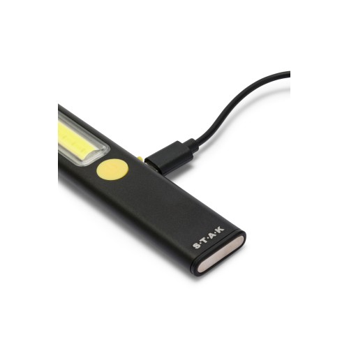 Linterna LED recargable de 3W extrafina de aluminio STEALTH