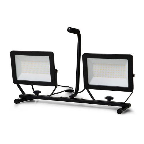 Focos LED sobre trípode y cable de 3m, IP65 MINOS (2 x 100W, 17.000 lm)