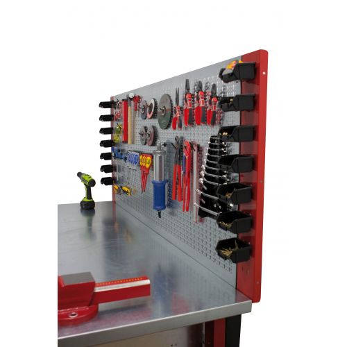 Accesorios porta-herramientas para panel perforado de banco de trabajo