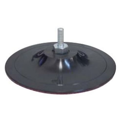 Base lijadora autoadherente de gancho y bucle con espiga Ø 125 mm